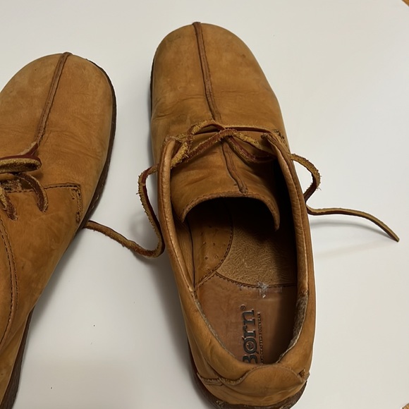 Born Sahara Nubuck Driving Oxford Moccasins sz 9 lace up - Picture 8 of 10